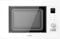 Cecotec Forno a Microonde Encastable di 21 litri con Grill Grondheat 2090 Touch White integrato. 1200 W, digitale, tattile, 8 funzioni, timer, interni con rivestimento in ceramica, bianco
