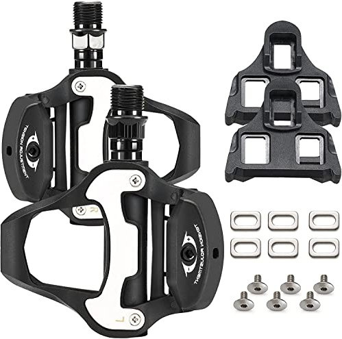 SAVADECK Fahrradpedale, Rennrad, Cliplose Pedale aus Aluminiumlegierung, 9/16 Zoll, selbstsichernde Pedale für Rennrad, Mountainbike