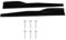 Minigonne Laterali, Yctze 29.3 Pollici Minigonne Laterali per Auto Rocker Splitter Protezione Antigraffio Universale Nero Lucido Modificato P per seitenschweller minigonna universale in carbonio minig