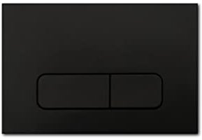 StarBlueDisc Betätigungsplatte für Geberit Delta UP100 und Sigma UP320 Vorwandelemente (Matt Schwarz)