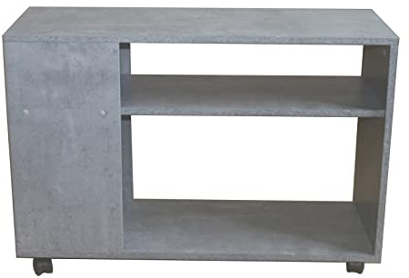 HTI living Regal auf Rollen Thekla 8030 Regalwagen Standregal Beton