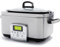 GreenPan Elite 8 en 1 Programable 6L Olla de Cocción Lenta, Tapa y Bandeja Extraíble Aptas para Lavavajillas, Cerámica Antiadherente Saludable sin PFAS, Cocinar, Saltear, Cesta de Vapor, Asar, Inox