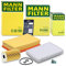 MANN-FILTER Inspektionspaket Filterset 1x Ölfilter, 1x Luftfilter, 1x Innenraumfilter, Kompatibel mit VW MULTIVAN T5, MULTIVAN T6, TRANSPORTER T5, TRANSPORTER T6 / CARAVELLE T6