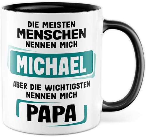 Taza de café personalizada para papá con nombre personalizado, regalo para el día del padre, regalo para el día del padre, taza de café personalizable (papá)