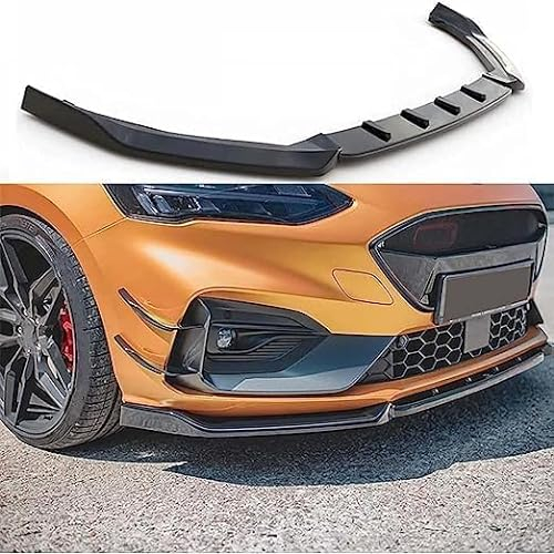 TOYOCC Auto Frontspoiler Lippe für Ford Focus mk4 St St-Line 2019-2021, Frontstoßstange Spoiler Splitter Diffusor Body Kit, Auto Styling Zubehör