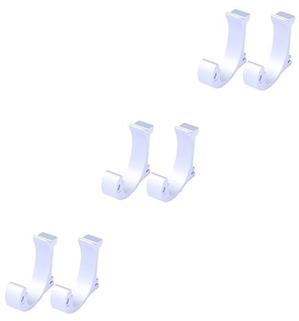 Cabilock 3er-set Eleganter Einzelhaken Kreative Haken Hinter Der Tür Zum Aufhängen Von Bademantelhaken Badezimmer-/küchenzubehör 2 Stück X 3