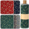 VitalCozy Wiederverwendbare Papierhandtücher, wiederverwendbar, Baumwolle, saugfähig, waschbar, mit Rolle, Küchen-Geschirrtuch für die Küche (Atayal-Blume), 25 Stück