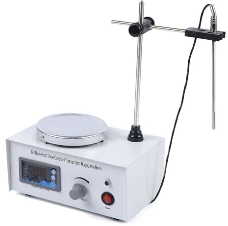 Agitateur magnétique numérique avec plaque chauffante 20 W 220 V Mélangeur de laboratoire