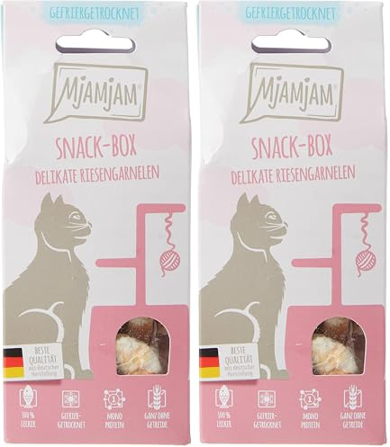 MjAMjAM - Snackbox - delikate Riesengarnelen 25 g (Packung mit 2)