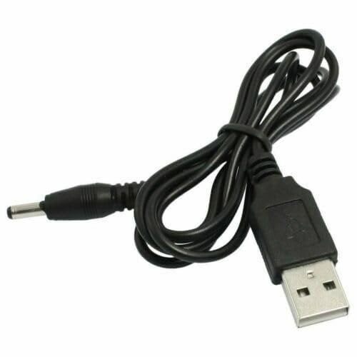 Multibao 2xPcs USB to 5V DC Cable,0.5m USB-A to 3.5mm / 1.35mm Barrel Jack Male DC 5v power charger connector cable