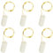 LED Lichterkette mit Batterie 6 Stück 2M 20 LED, Wasserdichte Led Lichterkette für Mini Fläschen zur Party, Hochzeits Deko,Weihnachten, Halloweent