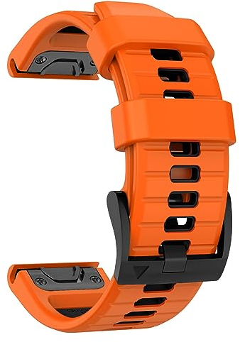 U-LIMVE Armband für Garmin Fenix 8 51mm/Fenix 7X Pro/Fenix 7X/Fenix 6X Pro/Fenix 6X/Fenix 5X/Fenix 3, Silikon QuickFit 26mm Ersatzarmband