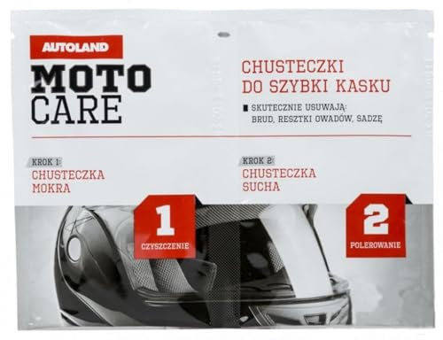 Moto Care Lingettes de nettoyage pour casque