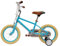 PansyWind 14 Zoll Kinderfahrrad mit Stützrädern kohlenstoffstahlrahmen Mädchenfahrrad jungenfahrrad mit Handbremsen Kettenschutz für 3-7-jähriges Kinder (Blau)