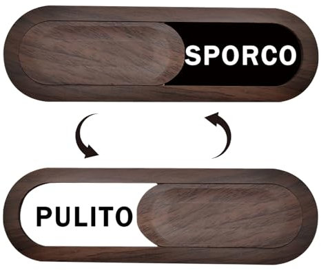 2 pezzi cartello indicatore lavastoviglie pulito e sporco di commutazione stato ovale fai da te, montaggio magnetico e con supporto adesivo, dimensioni 15x4.5cm(nero, XW IT)