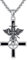 VENACOLY Baphomet Kette 925 Sterling Silber Pentagramm Ziegenkopf Umgedrehter Kreuz Anhänger Halskette Satanischer Schmuck Gothic Geschenke für Herren Frauen Männer