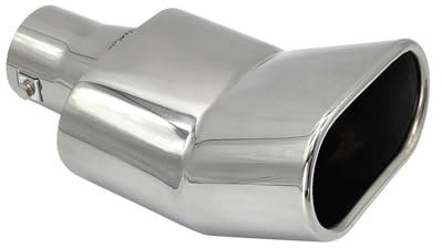 Auto-Endrohre Universelle Quadratische Auspuffspitze 248 Zoll Einlass 295 Zoll X 543 Zoll Auslass 925 Zoll Lang Rechteckige Auspuffspitze Aus Edelstahl Auspuffblende