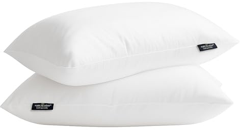 Farm To Home 100% Organic Cotton Cover Pillows Queen/Jumbo Size Set of 2