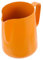 Hemobllo Maceta café mantener jarra de metal para espumar leche copa de espuma de leche jarra para espumar leche para frotones de leche Acero inoxidable Naranja