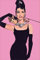 Audrey Hepburn Maxi-Poster, Pink