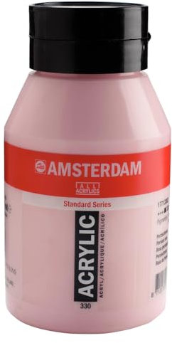 Amsterdam Standard Series Acrylic Paint - 1000 ml Jar - Persischrosa 330 - Opak, lichtecht - Mittlere Viskosität für Textur und Deckkraft