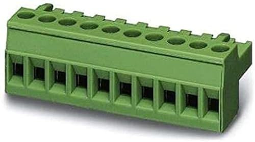PHOENIX CONTACT MSTBT 2,5/2-ST Leiterplattenstecker, 2.5 mm² Nennquerschnitt, 2 Anschlüsse, MSTBT 2,5/..-ST Artikelfamilie, 5mm Rastermaß, Grün, 100 Stück