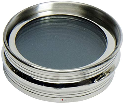 Getränke Untersetzer Set von Vier in Zinn Umrandeten Runden Glas in Zinn Halter