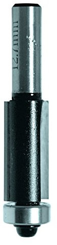 Leman 4676.713.00 Mèche affleureuse droite HM ø 12,7 mm LU 25 mm queue de 6 mm avec guide à billes