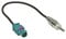tomzz Audio 1500-032 Adattatore antenna Fakra (M) a spina DIN (M) compatibile con Audi BMW Citroen Dacia Fiat Ford Opel Mercedes Peugeot Renault Seat Skoda VW