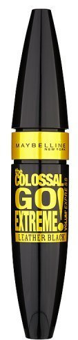 3 x Maybelline New York The Colossal Go Extreme Leather Black Mascara 9.5ml