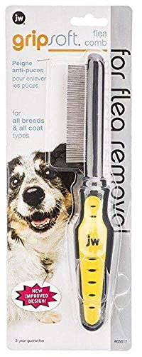 JW Gripsoft Grooming Flea Comb Dog Comb for Flea Removal
