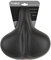 Velo, schwarz Sattel Safety, Fahrradsattel, Touringsattel, stoßabsorbierende Elastomerfederung, O-Zone Base Cut, Abriebschutz, 265x240mm, 265x240 mm