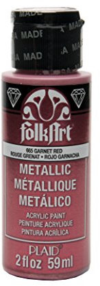Folk Art Acrylic Paint, Garnet Red, 2 oz