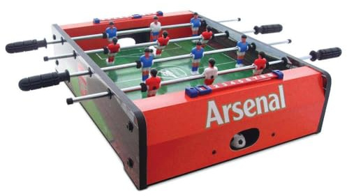 Hy-Pro Officially Licensed 20 Inch Tabletop Football table | 20, games table, kids, adults, Lightweight, Portable, Perfect Football Gift, 2 Balls