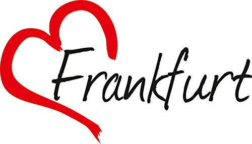 Werbetechnik Sotirios Papoutsis Auto Aufkleber Frankfurt Stadt Deutschland ca.9x16cm konturgeschnitten