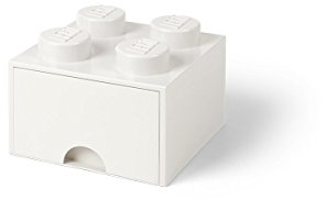 Room Copenhagen Schublade Brick drawer 4, Plastik, Weiß, 25 x 25 x 18 cm
