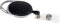 Europel Ausweisjojo Karabiner mit Schlaufenclip, Schlüsselanhänger, für Ausweishalter, Namensschild und Einziehbar, 80cm, 121284, Schwarz, 10 Stücken.