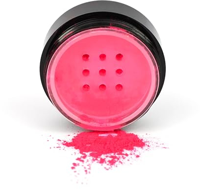 Stargazer Lidschatten, vegane und parabenfreie Formel, die unter UV-Licht leuchtet, Neonrosa