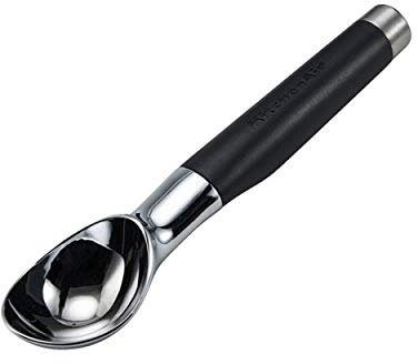 KitchenAid Cuillère à Glace Gourmet - Taille Unique - Noir Mat