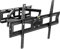 TecTake 401289 Support Mural TV Universel inclinable et pivotant pour écrans Plats Vesa Max. 600x400 32-100 81-254cm Distance du Mur Seulement 8-52 cm
