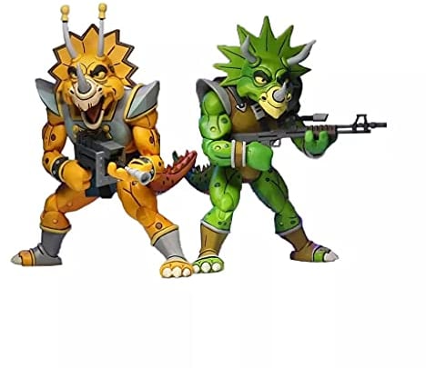 7 TMNT Cartonn Captain Zarax & Zork 2 Pack Figure