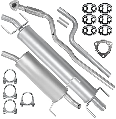 Adamot Auspuffanlage Schalldämpferset Auspuff für Opel Astra H 3 III 1.8