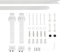 Herraje Puerta Corredera 200 cm Kit de Rieles Deslizantes para Puerta de Granero de Madera Acero al Carbono Baño Cocina Dormitorio blanco