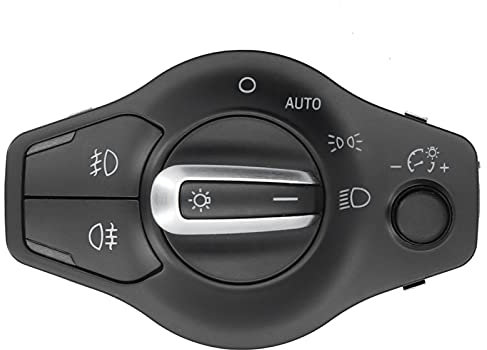 Dioche 8K0941531AS - Interruptor de Repuesto para Faros de dioche, Accesorio de Repuesto para S4, S5, plástico, Negro