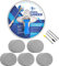 Radial Sander - Drywall Sander for Home Improvement Renovations, Includes 25 Total Wall Sanding Discs & Extension Pole, 360 Circular Sander, Pole Sander for Dry Wall & Painting Projects