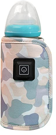 LICHENGTAI Babyflaschenwärmer Tasche, USB Flaschenwärmer Baby Unterwegs, Tragbarer Warmhaltetasche Isoliertasche Milchflaschenwärmer Für Babyflaschen Kühler Für Outdoor Reisen Unterwegs