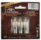 Ersatzbirne Premium LED-Ersatzlampe/ Riffelkerze für 10-flammige Lichterbögen, traditionell in warmweiß (2.200K) und strahlend hell (20lm), Filament-LED, E10 Fassung 23 V, 0,2 W 3er-Blister NEU