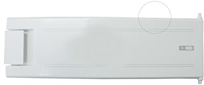 ensipart Gefrierfachtüre kompatibel/Ersatz wie Bauknecht 481244069384 für Kühlschrank komplett mit Dichtung und Griff