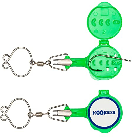 HOOK-EZE Upgraded Nail Knot Tying Tool - Fishing Accessory for Tying Line to Hooks, Carp & Fly Fishing, Cover Hook on Rod