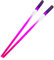 RXMORI Lightsaber Chopsticks Light Up Star Wars Led Glowing Light Saber Chop Sticks Reusable Sushi Lightup Sabers BPA Free Kitchen Tableware Gifts